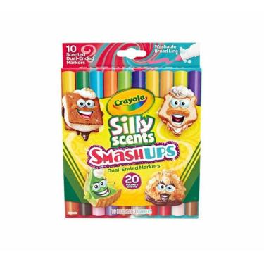 Imagem de Crayola Canetinhas Perfumadas Laváveis Smashups Ponta Dupla