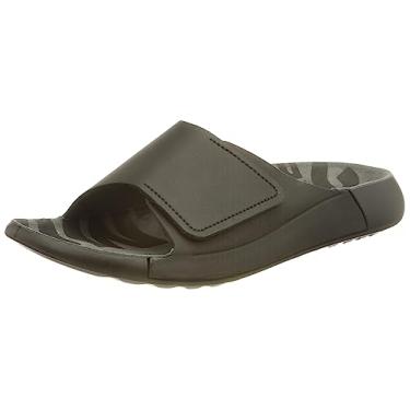 Imagem de ECCO Sandália masculina Cozmo 2.0 One Band Slide, Preto, 12-12.5