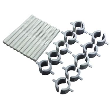 Imagem de Generic Kit de acessórios para reparo de tubos de cola quente DIY Fix, resistente à pressão, profissional, 10 hastes + 10 pares de remendos de emergência