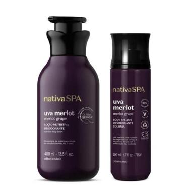 Imagem de Combo Nativa Spa Uva Merlot: Hidratante 400ml + Body Splash 200ml OBot