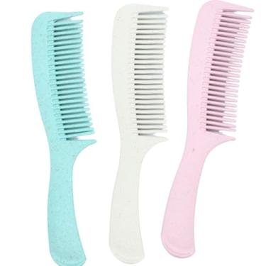 Imagem de Pente Profissional Clássico Grande 21cm ECO Desembaraçar Cabelo - Cor: Bege