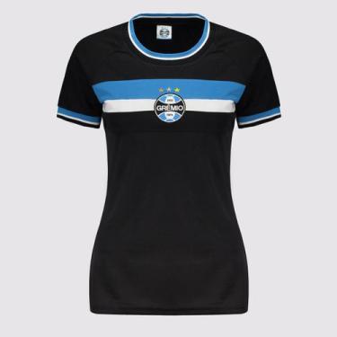 Imagem de Camisa Grêmio Orion Feminina Preta - Natural Cotton, P