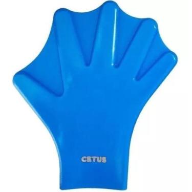 Imagem de Luva Palmar Nadadeira De Mão Dedo Para Natação Piscina Mergulho Hidrog