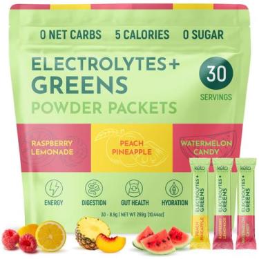 Imagem de Pacotes de eletrólitos e verduras em pó Keto Vitals 30 porções