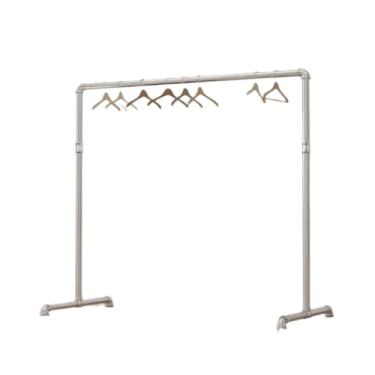 Imagem de Varal Teto Cabideiro Roupas Aço Tubo Reforçado Tamanho/Varanda, Seguro e Fácil de Usar (C 1,0 M * A 1,5 M)