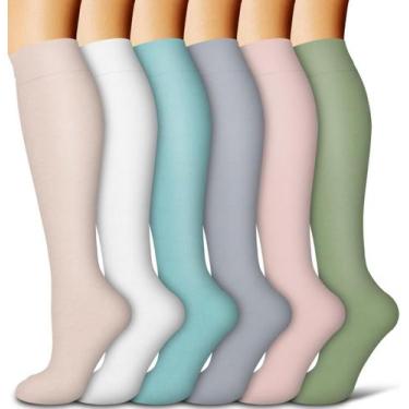 Imagem de Meias de compressão COOLOVER Copper para mulheres e homens (6 pares)