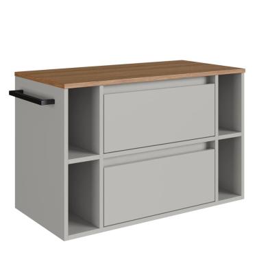 Imagem de Gabinete Para Banheiro 01 Porta 01 Gaveta 80cm PRODDY