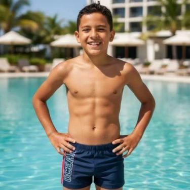 Imagem de Sunga Infantil Menino  Modelos Ocean e Dinossauro Roar- Malwee Kids, 0