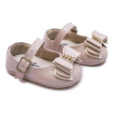 Imagem de Sapatilha Infantil Menina Laço Bebê Casual Conforto-Feminino