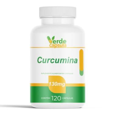 Imagem de Curcumina 130 mg 120 Cápsulas - Cúrcuma Longa 100% Pura - Suplemento Alimentar em Cápsulas - Verde Cápsula