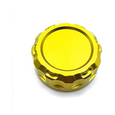 Imagem de Tampa de óleo do reservatório de fluido de freio traseiro da motocicleta compatível com CBR1000RR CBR600RR CBR900RR 929RR 954RR CBR1100XX CBR 600RR 1000RR (Nologo Dourado)