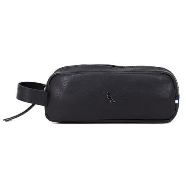 Imagem de Necessaire Masculina Reserva Go Oslo Couro Com Zíper Para Viagem Origi