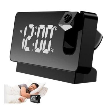 Imagem de Relogio Led Display Despertador e Projetor De Horas No Teto - JIAXI