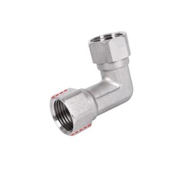 Imagem de MGAYTYOAG Acessórios adaptador de encanamento de tubulação de água de três vias interno e externo de aço inoxidável 304 ângulo reto nó deslizante de cotovelo de 90 graus 4 pontos (curva de tubo de