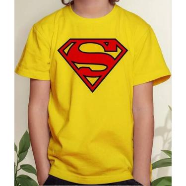 Imagem de Camiseta Camisa Juvenil Infantil Menina Menino Super mann Super Hom em