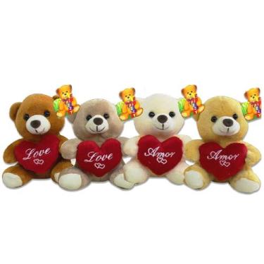 Imagem de Urso de pelucia FE6809 - Fyzzy, Branco