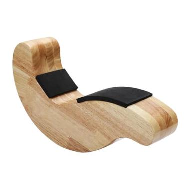 Imagem de UGPLM Maca de arco para dançarinos, dispositivo de exercício de reforço de arco de madeira para mulheres, aquecimento de pés nus, treinamento de tornozelo