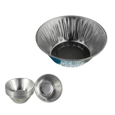 Imagem de Forma Para Empada Flandres Número 5 Lisa Com 6 Unidades Acabamento Liso Kit Empadinhas