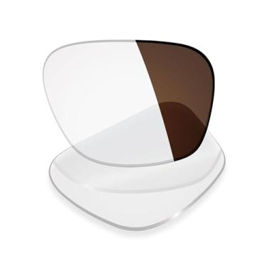 Imagem de Mryok Lentes de substituição para óculos de sol Oakley Instagator OO9514 58 mm, HD Polarized, proteção UV, resistente a impactos, Marrom fotocromático anti luz azul, One Size