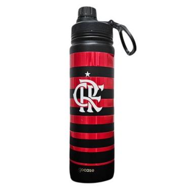 Imagem de Garrafa Térmica Fresh Flamengo Vermelho 650ml Gocase Oficial