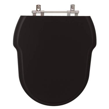 Imagem de Assento Sanitário Poliester Hampton Preto Para Vaso Incepa
