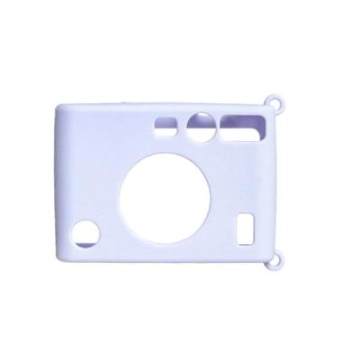 Imagem de Haotermai Capa Mini EVO - Capa protetora de silicone para câmera instantânea Fuji Mini - leve de borracha macia para Fujifilm Evo - mais verde (roxo-1)