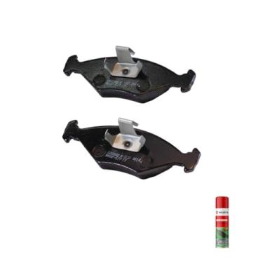 Imagem de Kit Pastilha de Freio Wenkennd para Palio e Siena 98+ com Anti Chiado Wurth 300ml