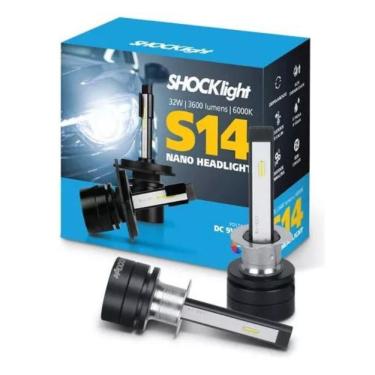 Imagem de Lâmpada Shockligth Led S14 Nano H1 6000k 12v Headligth