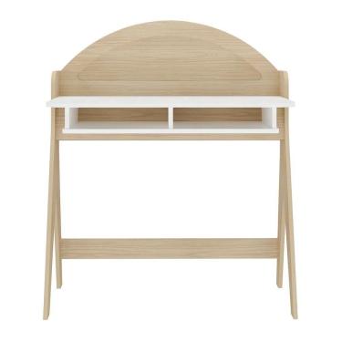 Imagem de Escrivaninha Com 2 Nichos Ceci E Branco 90cm