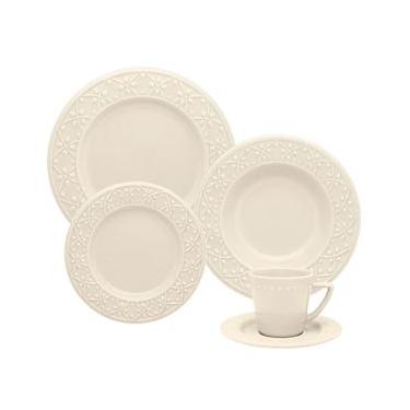Imagem de Jogo De Jantar Mendi Marfim 20 Peças - Oxford