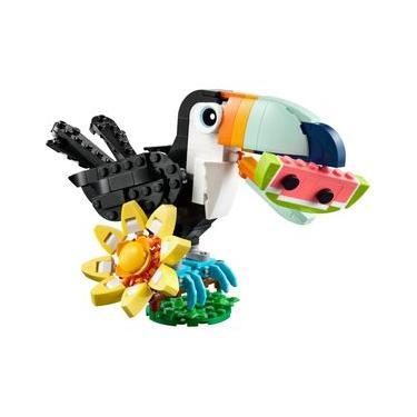 Imagem de LEGO® Creator 3 em 1 - Animais selvagens: Tucano tropical
