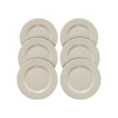 Imagem de Conjunto De Pratos De Sobremesa Guipir 21Cm 6 Peças - Strauss