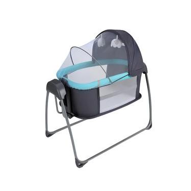 Imagem de Berço Techno Bluetooth Cinza e Verde Mastela