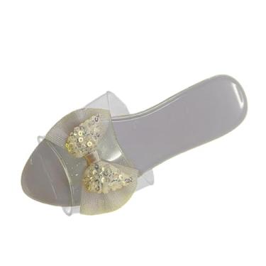 Imagem de Esquirla Sandálias de gelatina para meninas, pantufas para fantasia de Rainha da Neve, calçados para festa, lembrancinhas, sapatos de princesa para brincar de, Roxo