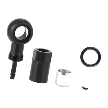 Imagem de oshhni Kit de Montagem de Mangueira Banjo para Freio Hidráulico de Bicicleta - Acessórios de Fixação - Kit de Conexão Banjo para Mangueira Hidráulica para, Preto