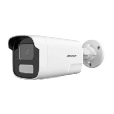 Imagem de Câmera de Segurança IP Bullet 2MP Lente 4mm Alcance 50m – DS-2CD1T23G2-LIUF/SL, Visão Noturna e Detecção Inteligente