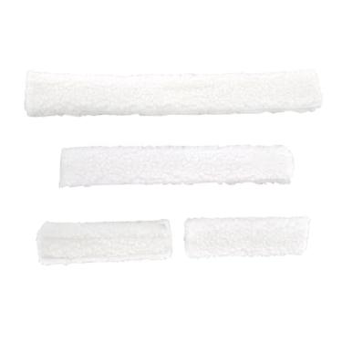 Imagem de Vaveren Conjunto de 4 protetoras para cabresto de cavalo, acessórios para bridão, macias, para uso em estábulos, fáceis de instalar, com proteção para o, Branco