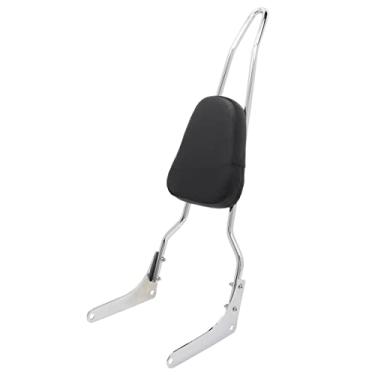 Imagem de Motaux Passenger Tall Sissy Bar Encosto Traseiro para Honda Rebel 250 CMX250 CA250 Todo o ano, Cromado