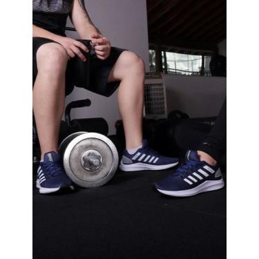 Imagem de Tenis Feminino Preto Masculino Para Atividades Física Treino Academia 