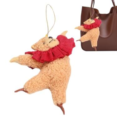 Imagem de Enfeites de Urso, Decoração Pendurada, Ursinho De Ballet Com Peluche, Para Casa Festa Decoração De Parede Janela Jardim
