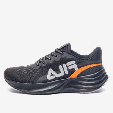 Imagem de Tenis Fila Comet 2, 40, Preto, Laranja