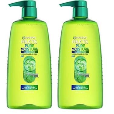 Imagem de Shampoo Garnier Fructis Pure Moisture Hydrating 1L, pacote com 2