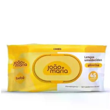 Imagem de Lenço Umidecido Joao E Maria com Fragrancia Cimed 45 Unidades