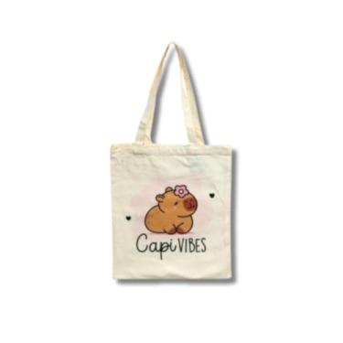 Imagem de Bolsa Premium de Capivara – Algodão Cru Sustentável, Estilo Exclusivo e Super-Resistente para Uso Diário