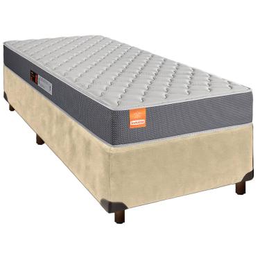 Imagem de Cama Box Perola Solteiro + Colchão D23 Pro Inducol