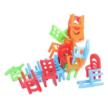 Imagem de TOPINCN Jogo de Empilhamento de Cadeiras e Escadas, Brinquedo de Equilíbrio Interativo para Crianças, Jogo de Tabuleiro Divertido para a Família Com Superfície Lisa, Leve para Festas de