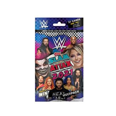 Imagem de Topps WWE Slam Attax 2021 (pacote múltiplo com 21 cartas)