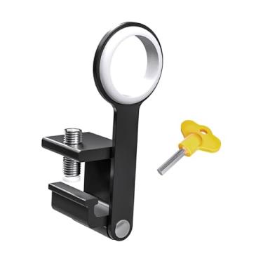 Imagem de Generic Trava de infantil para janelas, limitador de abertura multifuncional, fácil de instalar, para evitar quedas de crianças, batente para, 3x2.8x9.3cm