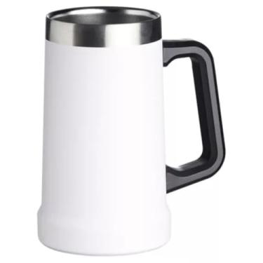 Imagem de Caneca Térmica Em Aço Inox 710ml Com Alça Para Bebidas Geladas Drinks Batidas Cerveja