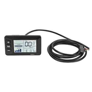 Imagem de Bicicleta elétrica LCD Display Meter Odômetro Painel impermeável de alta qualidade com tempo real Velocidade Quilometragem Battery Power Monitoring para E Bike Scooter Plastic